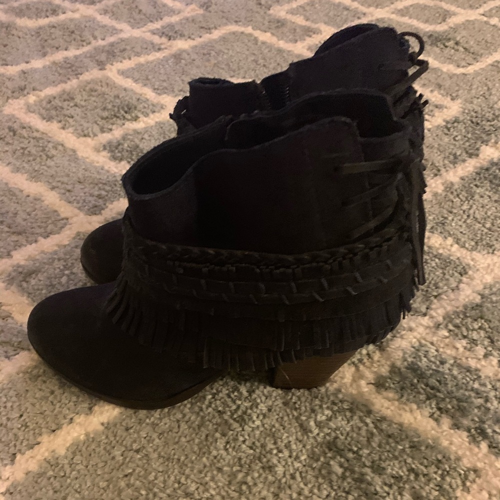 Navy booties